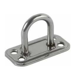 PIASTRA 865/IN CAVALLOTTO FISSO INOX BASE 30X60 MM
