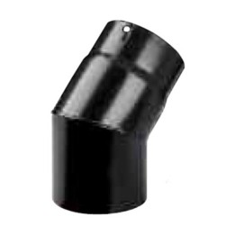 GOMITO PLUS PORCELLANATO 45 D 13 CM NERO OPACO