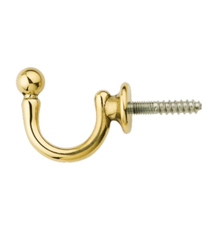 FERMATENDA GANCIO SFERA ORO LUCIDO 33X26 MM*