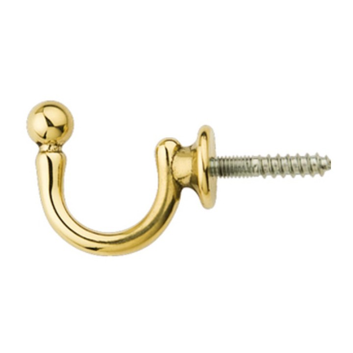 FERMATENDA GANCIO SFERA ORO LUCIDO 33X26 MM*