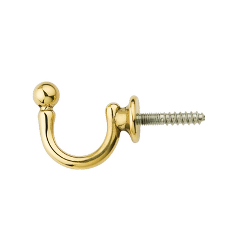 FERMATENDA GANCIO SFERA ORO LUCIDO 38X33 MM*