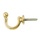 FERMATENDA GANCIO SFERA ORO LUCIDO 50X44 MM*