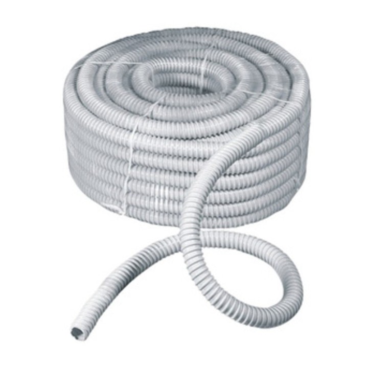 GUAINA SPIRALATA FLESSIBILE D 20 MM GRIGIO