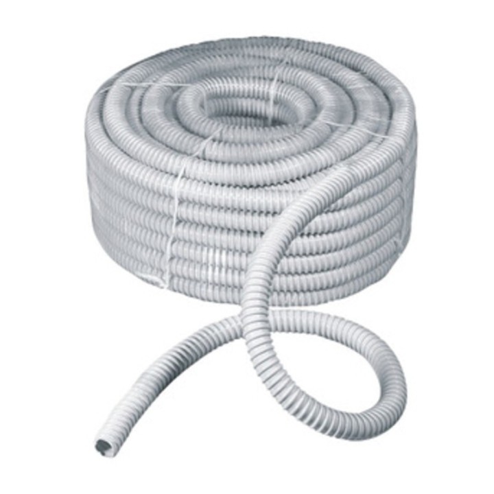 GUAINA SPIRALATA FLESSIBILE D 25 MM GRIGIO
