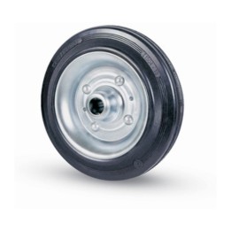 RUOTA INDUSTRIALE D 80 MM GOMMA 112 C/CUSCINET