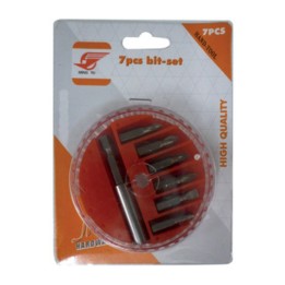 INSERTI P/AVVITATORE SET 7 PZ