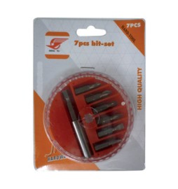 INSERTI P/AVVITATORE SET 7 PZ