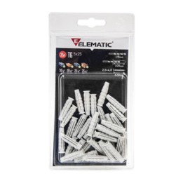 ELEMATIC BLISTER TASSELLO T6/VA 6X30 MM VITE 15+15 PZ*