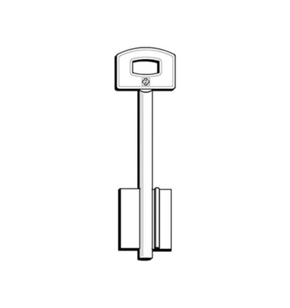 SILCA 5SCM8 CHIAVE DOPPIA MAPPA OTTONE