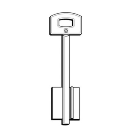 SILCA 5SCM8 CHIAVE DOPPIA MAPPA OTTONE