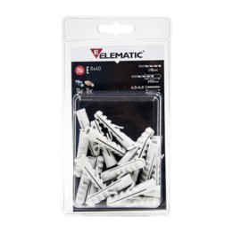 ELEMATIC BLISTER TASSELLO E/VA 6X30 MM VITE 15+15 PZ*