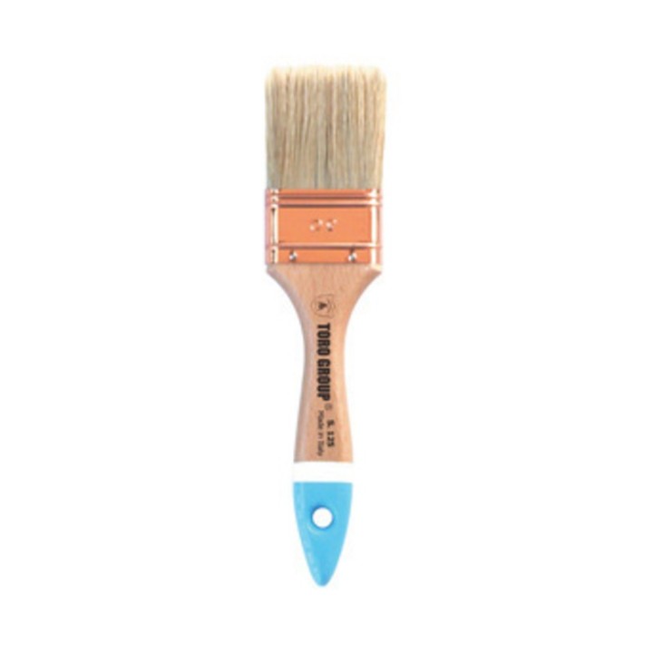 PENNELLESSA BIONDA MANICO LEGNO S.125 20 MM