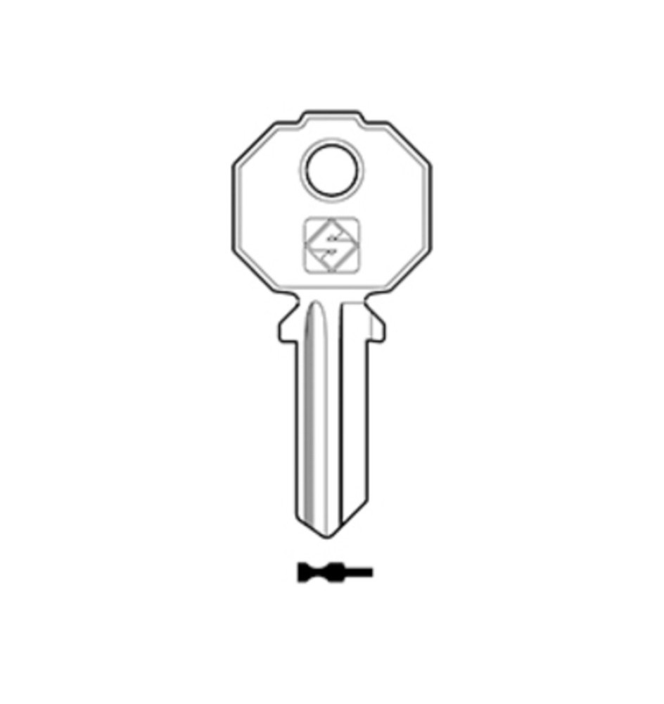 SILCA PF2 CHIAVE PROFILO ACCIAIO