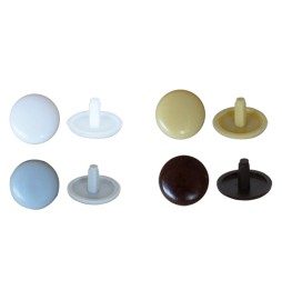 CAPPUCCIO COPRIVITE PER VITE TRUCIOLARE colore nero - cf. 1000 pz