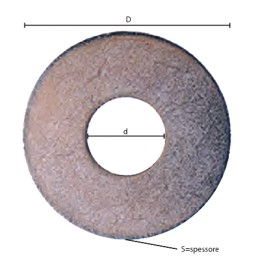 RONDELLA GREMBIALINA M 5 - 1,5 x 20 x 5,5 mm