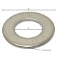 RONDELLA PIANA COMUNE M 4 - 0,9 x 9 x 4,5 mm