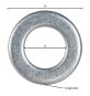 RONDELLA PIANA INOX A2 M 16 - 3,0 x 30 x 17 mm