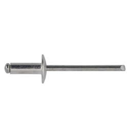 RIVETTO A STRAPPO IN ALLUMINIO 4,8 x 12 - Ø testa 14 cf. 500 pz