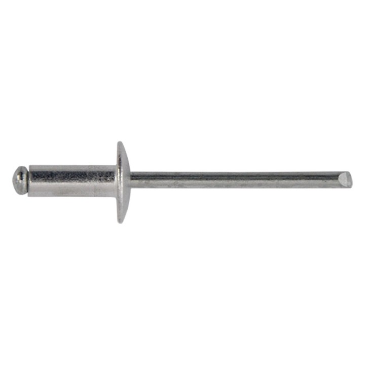 RIVETTO A STRAPPO IN ALLUMINIO 4,8 x 20 - Ø testa 14 cf. 500 pz