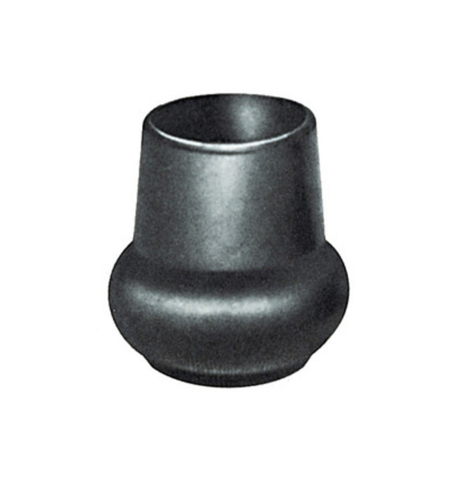 SOTTOPIEDE P/TUBO A PERA NERO 38 MM