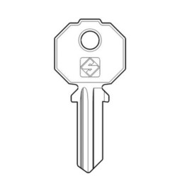 SILCA PF2 CHIAVE PROFILO OTTONE