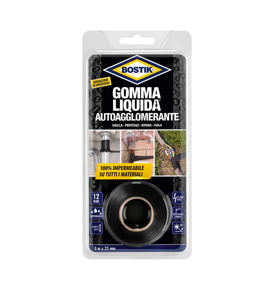 BOSTIK GOMMA LIQUIDA AUTOAGGLOM 25MMX3M BL