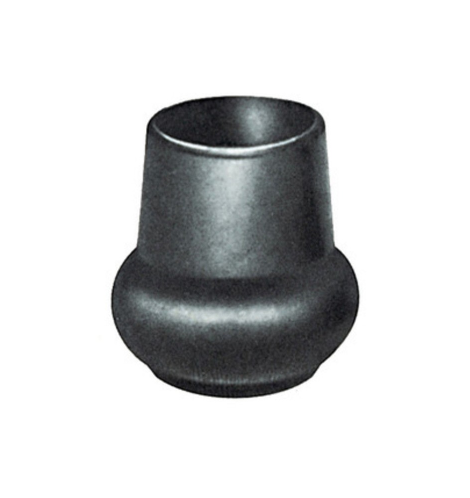 SOTTOPIEDE P/TUBO A PERA NERO 40 MM