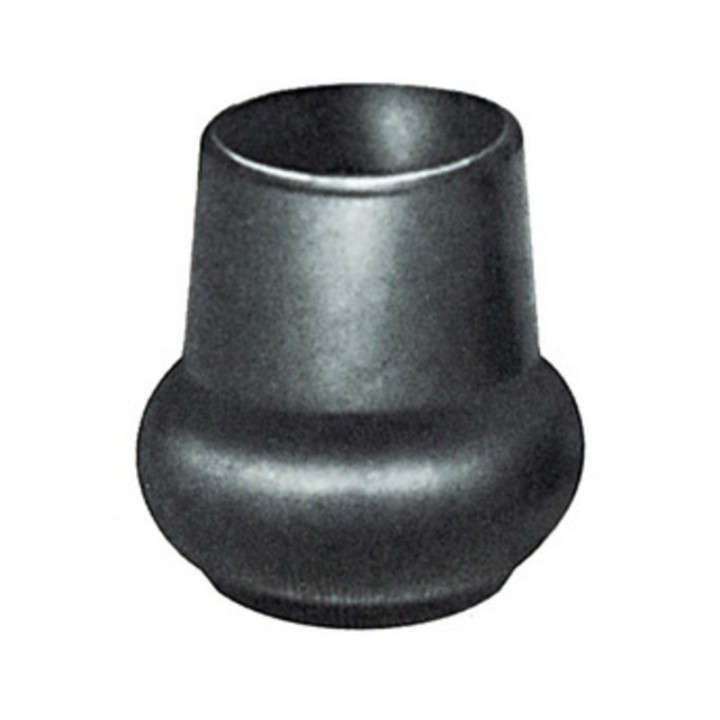 SOTTOPIEDE P/TUBO A PERA NERO 40 MM