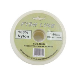 LENZA IN NYLON D 0,4 MM ROCCHETTO 100 M