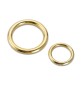 ANELLO TUBOLARE OTTONE D 19/25 MM**