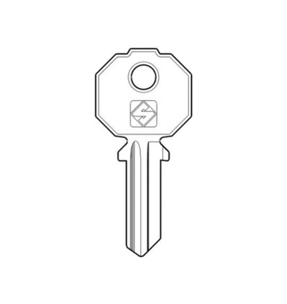 SILCA PF2S CHIAVE PROFILO OTTONE