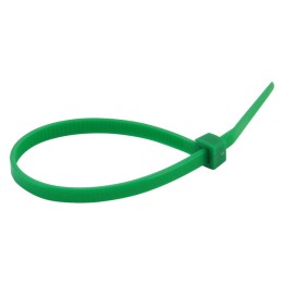 FASCETTA A STRAPPO PER CABLAGGIO mm 2,5 x 100 pz 100 - verde