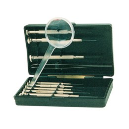 CACCIAVITE P/OROLOGIAIO C/LENTE SET 11 PZ
