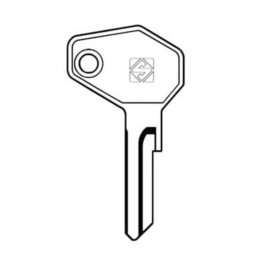 SILCA ZD7 CHIAVE AUTO ACCIAIO