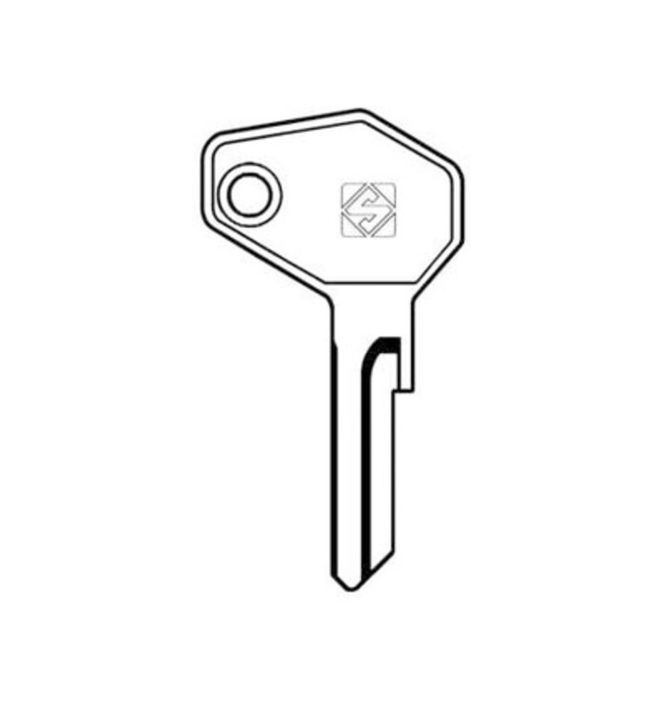 SILCA ZD7 CHIAVE AUTO ACCIAIO