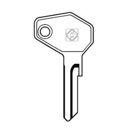SILCA ZD7 CHIAVE AUTO ACCIAIO