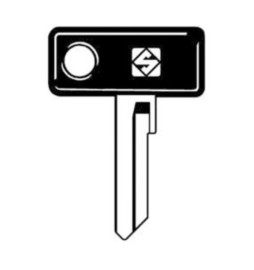 SILCA ZD9P CHIAVE AUTO TESTA PLASTICA ACCIAIO