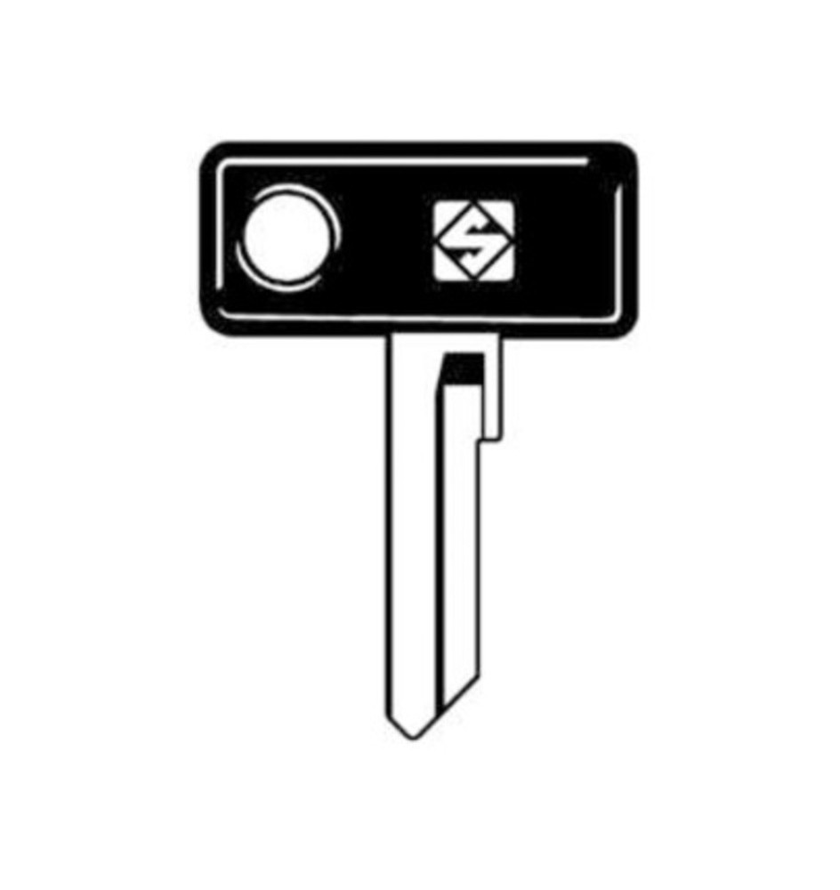 SILCA ZD9P CHIAVE AUTO TESTA PLASTICA ACCIAIO