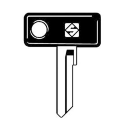 SILCA ZD9P CHIAVE AUTO TESTA PLASTICA ACCIAIO