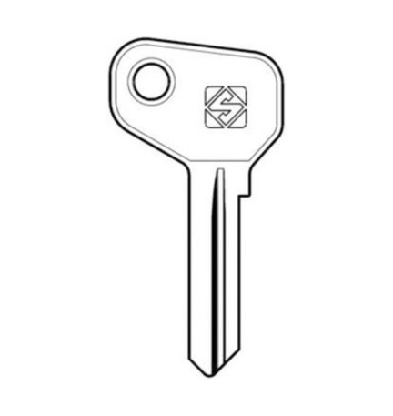 SILCA AF7A CHIAVE AUTO ACCIAIO