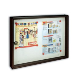 BACHECA FONDO MAGNETICO ALUBOX BC2 55X5X40 GR