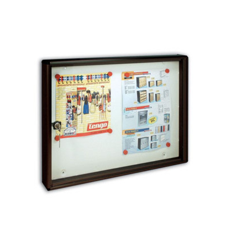 BACHECA FONDO MAGNETICO ALUBOX BC2 55X5X40 GR
