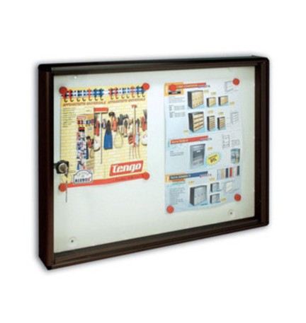 BACHECA FONDO MAGNETICO ALUBOX BC2 55X5X40 GR