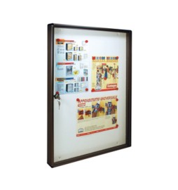 BACHECA FONDO MAGNETICO ALUBOX BC5 55X5X73 GR