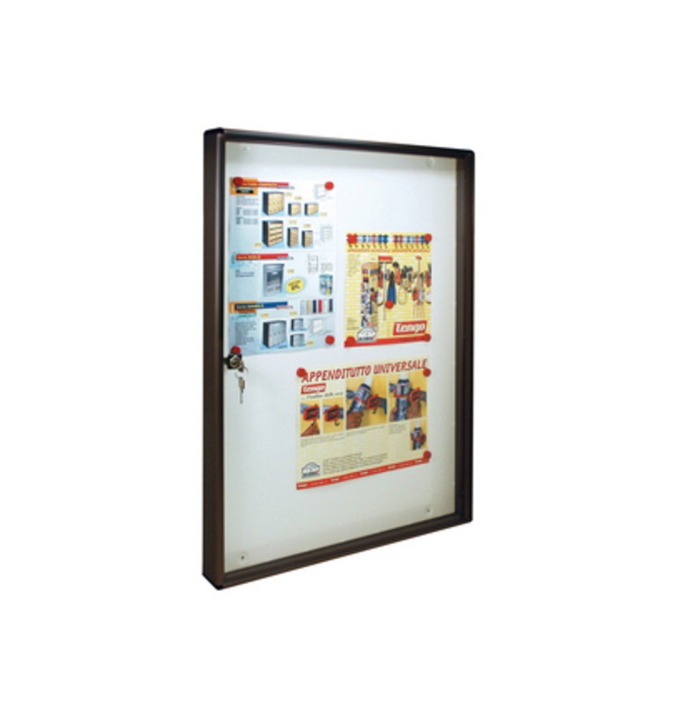 BACHECA FONDO MAGNETICO ALUBOX BC5 55X5X73 GR