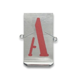 STAMPINI TRAFORATI 27 LETTERE DA 40 MM