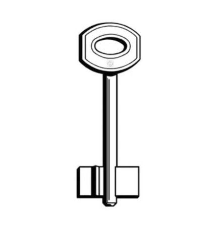 SILCA JW35 CHIAVE DOPPIA MAPPA OTTONE