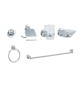 SERIE BAGNO TONDO CROMO 6 PZ*