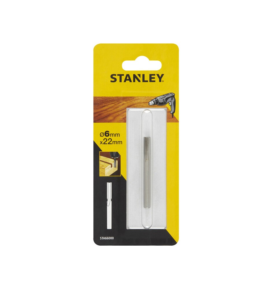 STANLEY STA66000 FRESA SCANALATURE DRITTE 6MM
