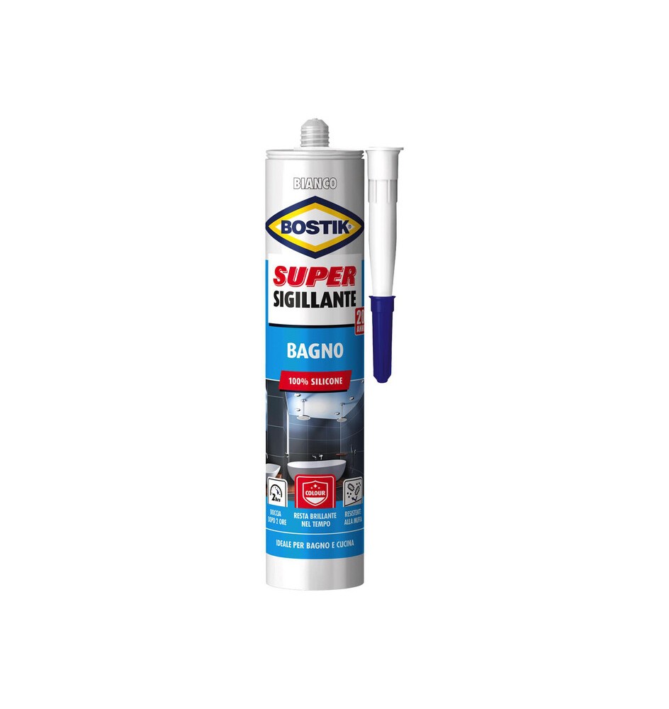 BOSTIK SUPER SIGILLANTE BAGNO 300 ML CARTUCCIA